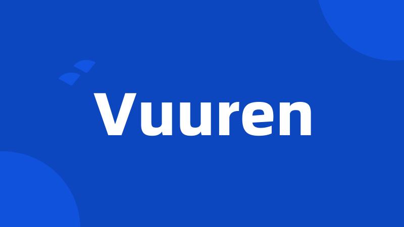 Vuuren