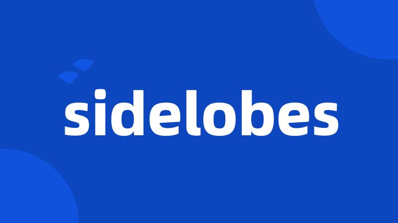 sidelobes