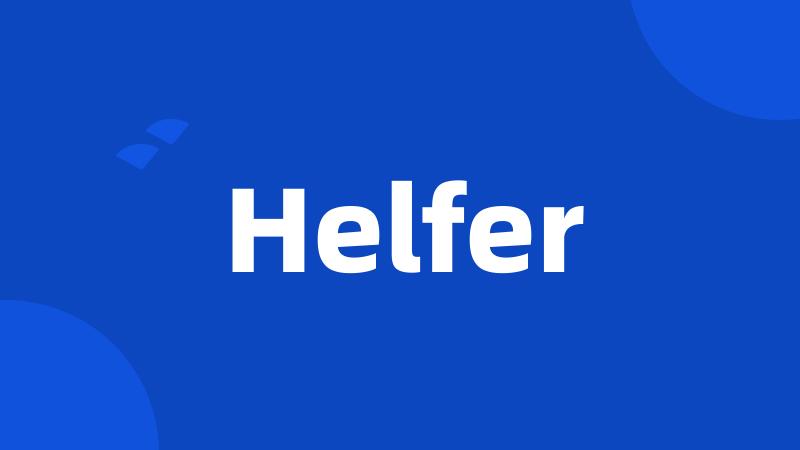 Helfer