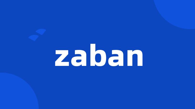 zaban