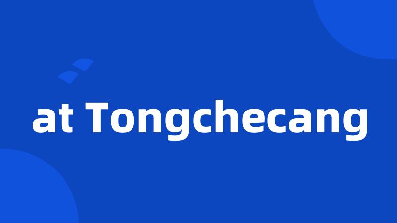 at Tongchecang
