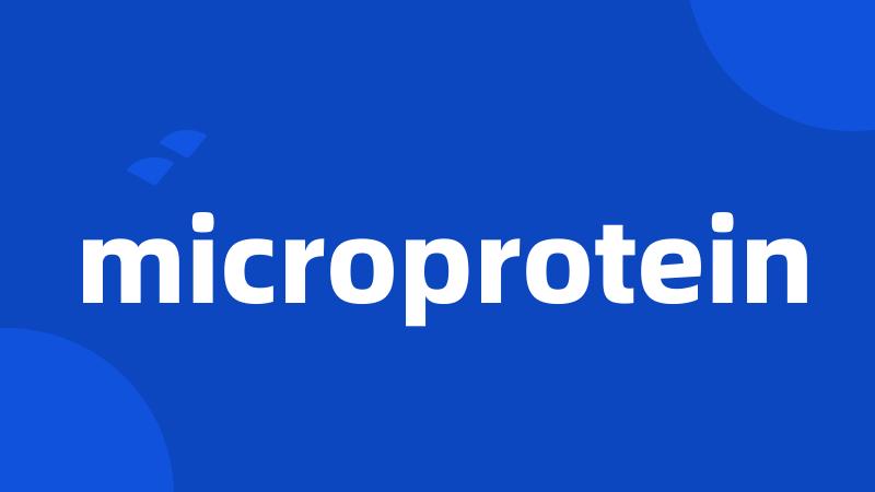 microprotein
