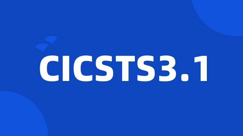 CICSTS3.1