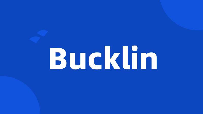 Bucklin