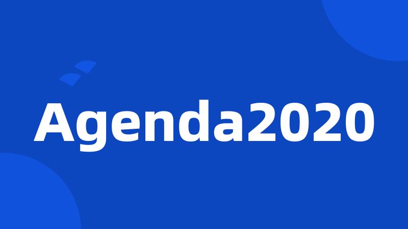 Agenda2020