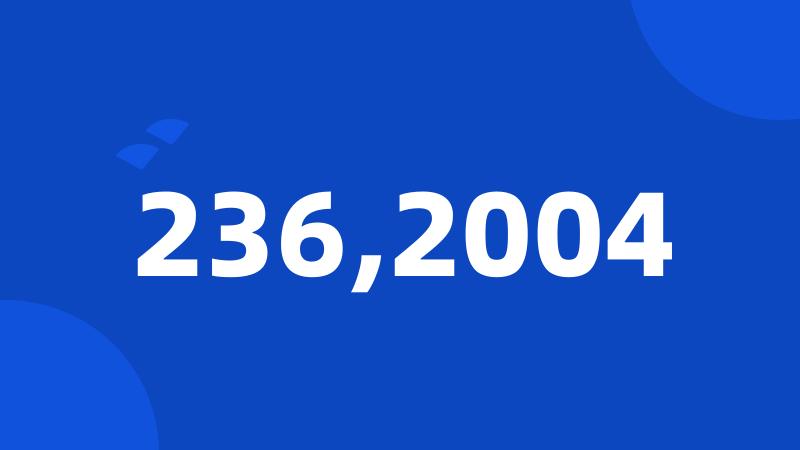 236,2004