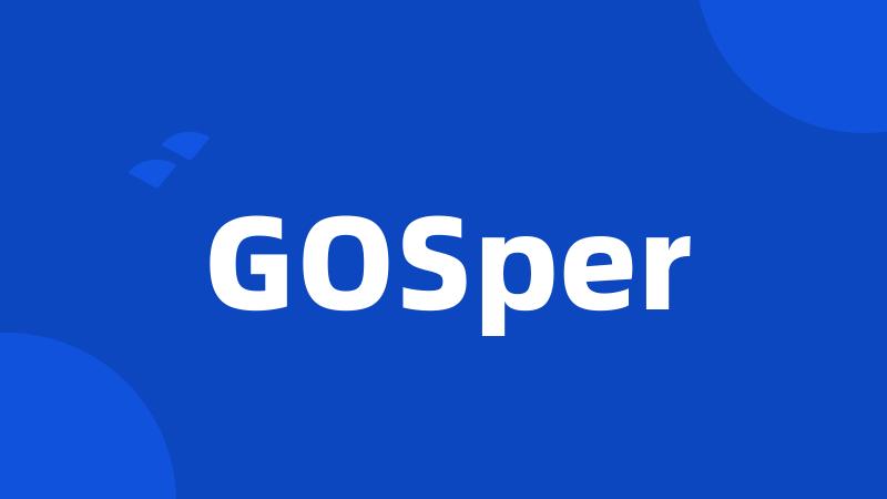 GOSper