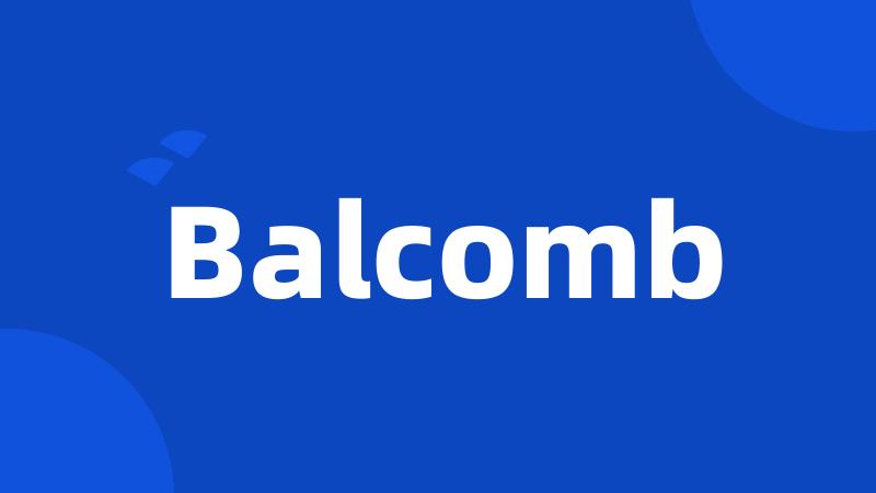 Balcomb