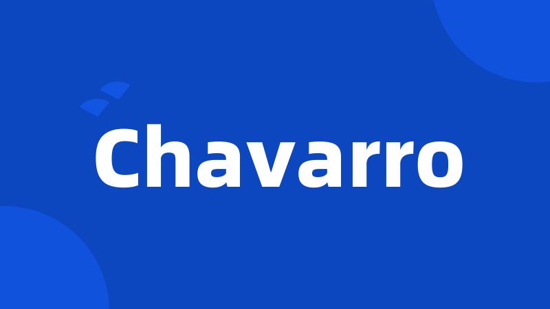 Chavarro