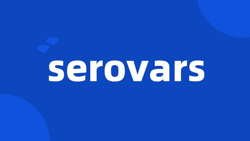 serovars