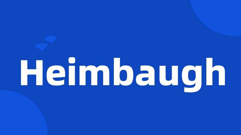 Heimbaugh