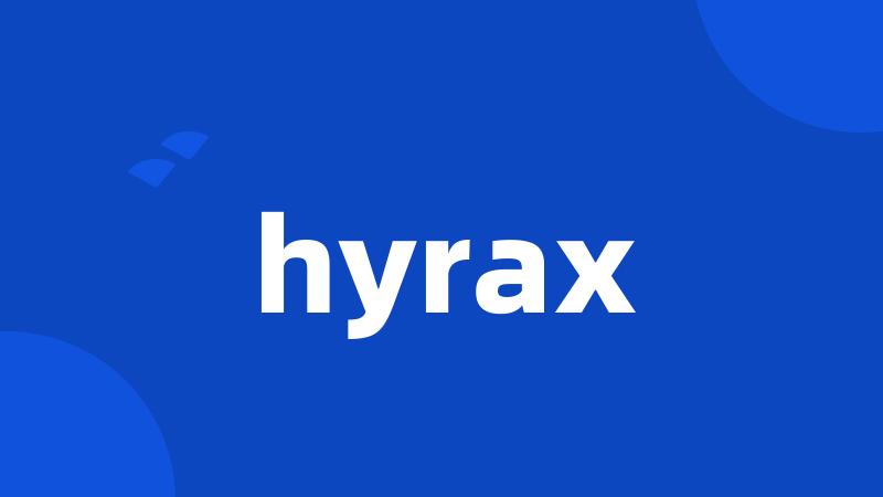 hyrax