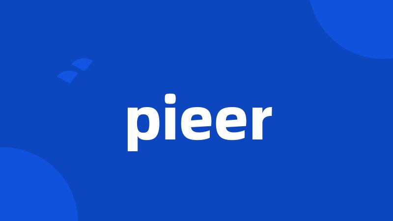 pieer