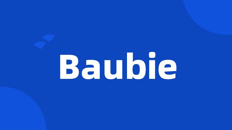 Baubie