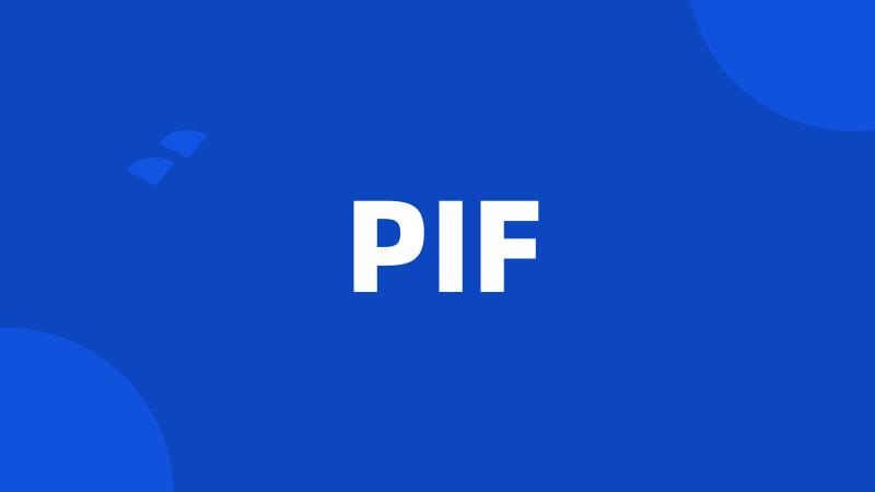 PIF