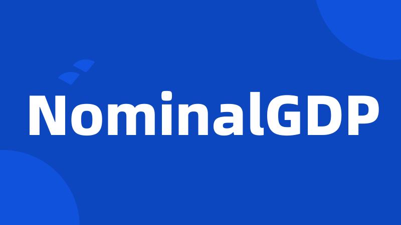 NominalGDP