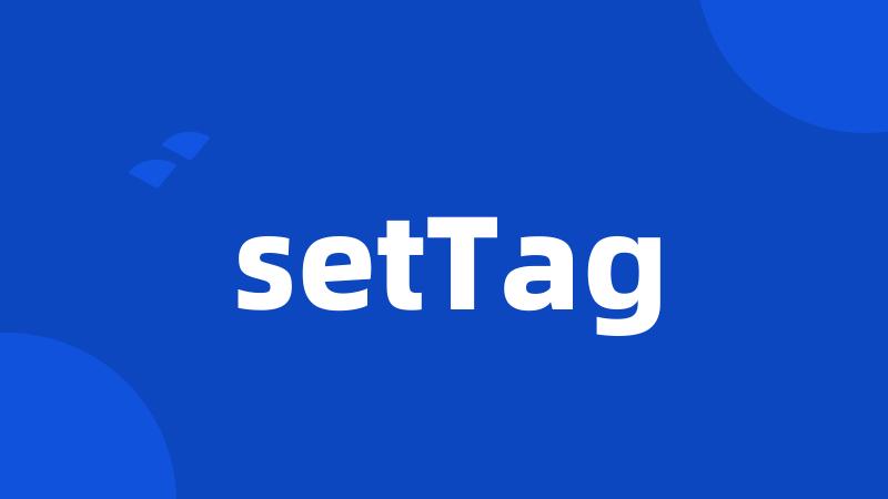 setTag