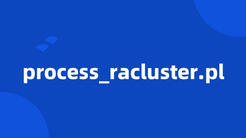 process_racluster.pl