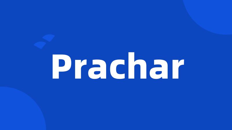 Prachar