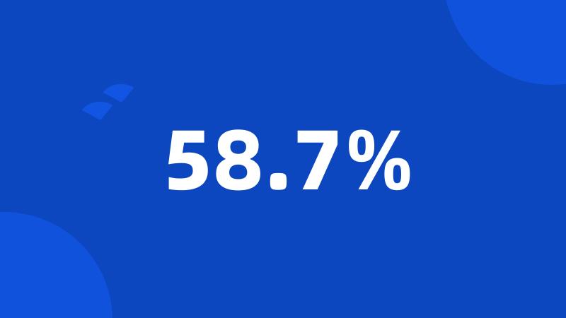 58.7%