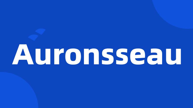 Auronsseau