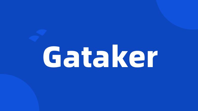 Gataker