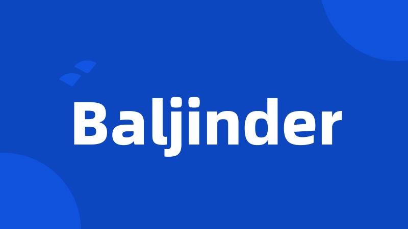 Baljinder