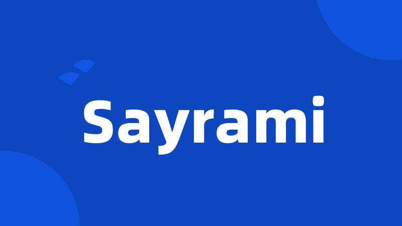 Sayrami