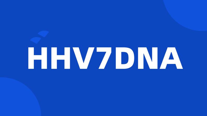 HHV7DNA
