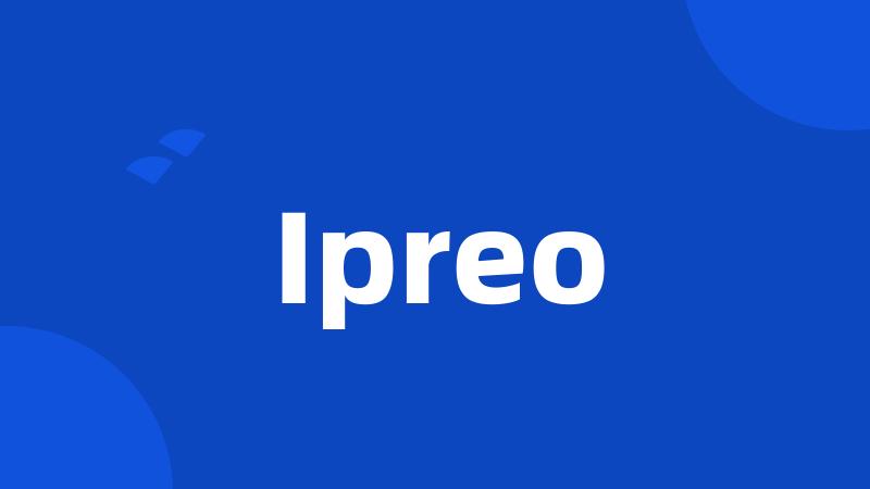 Ipreo