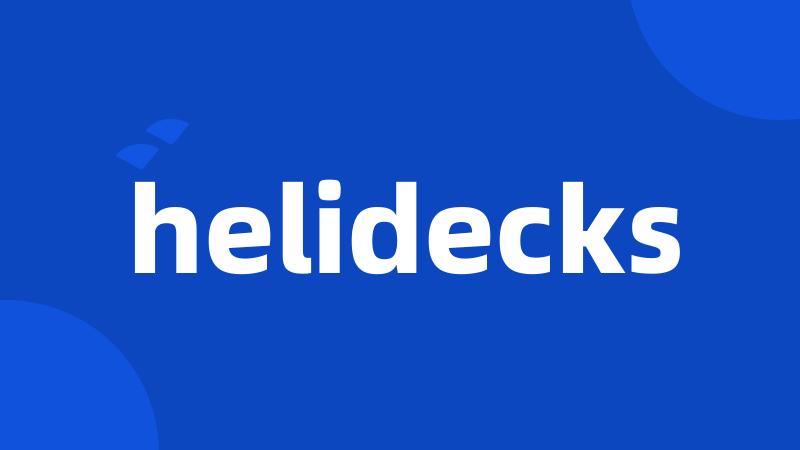 helidecks