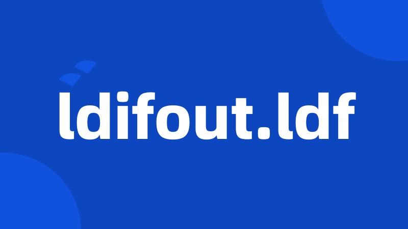 ldifout.ldf