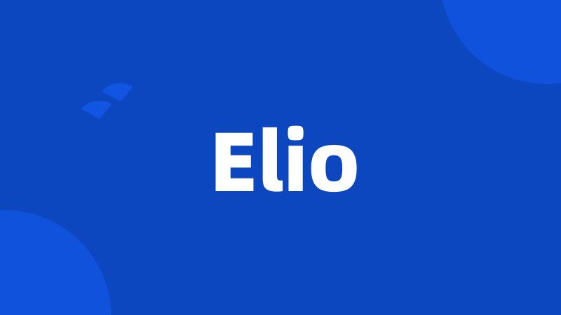 Elio