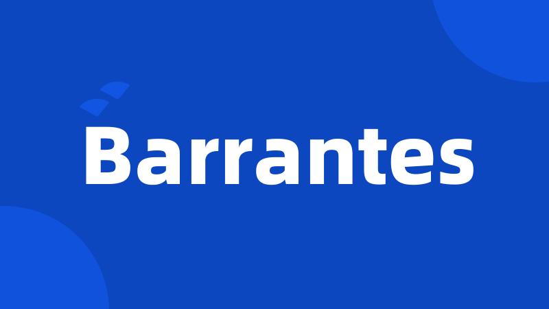 Barrantes