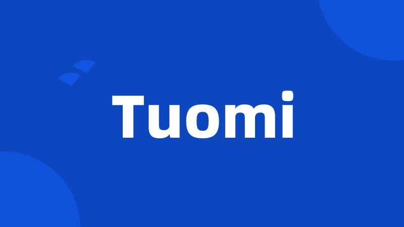 Tuomi