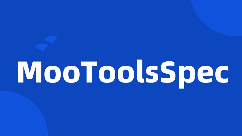 MooToolsSpec