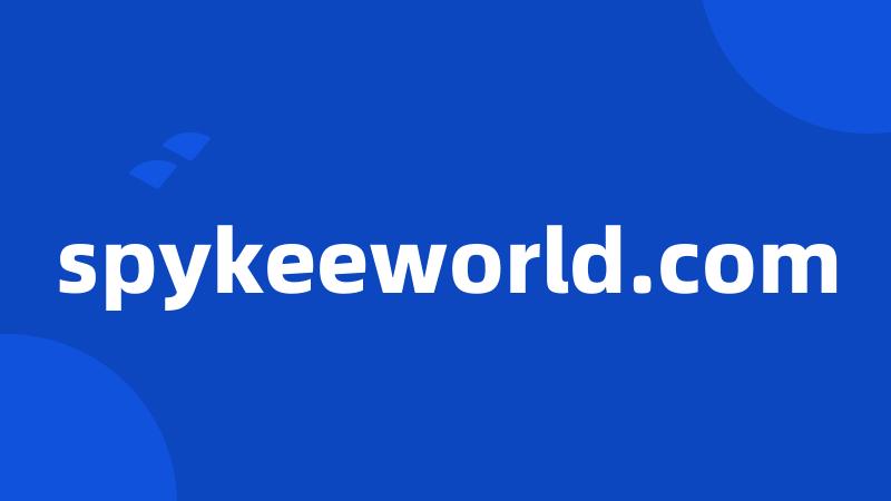 spykeeworld.com