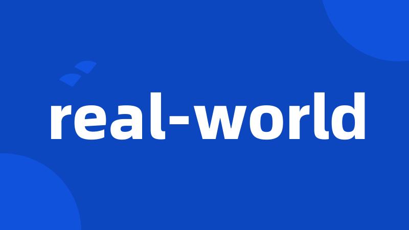 real-world