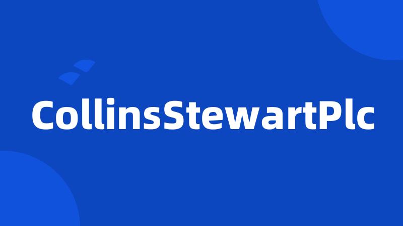 CollinsStewartPlc