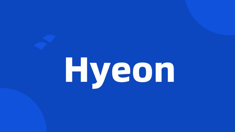 Hyeon