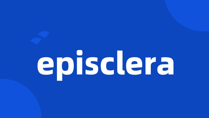 episclera