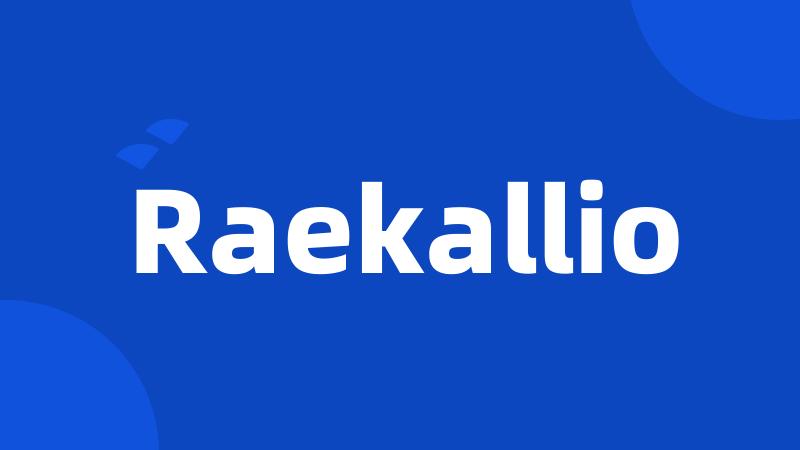 Raekallio