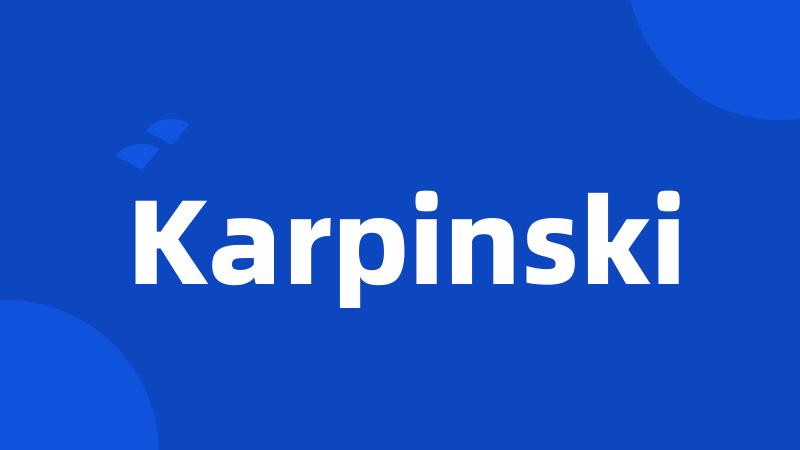 Karpinski