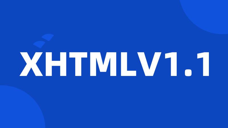 XHTMLV1.1