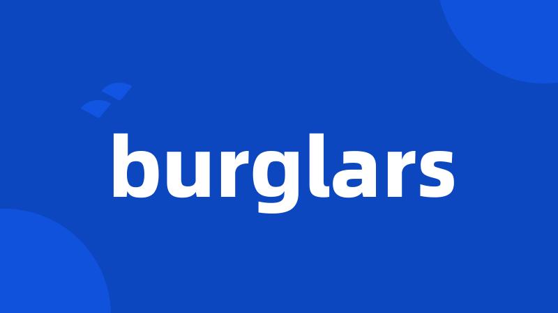 burglars