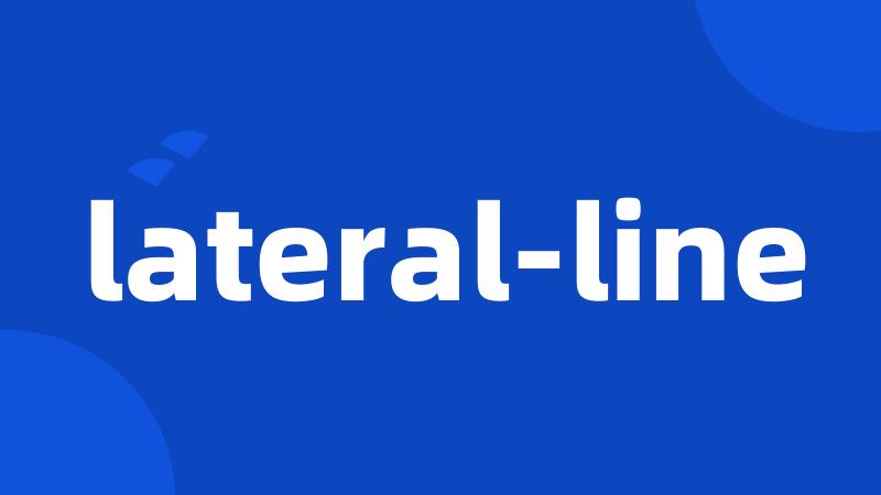 lateral-line