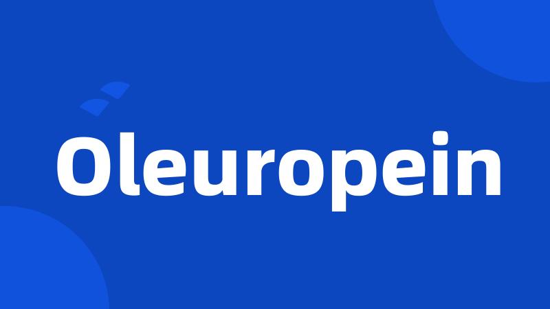 Oleuropein