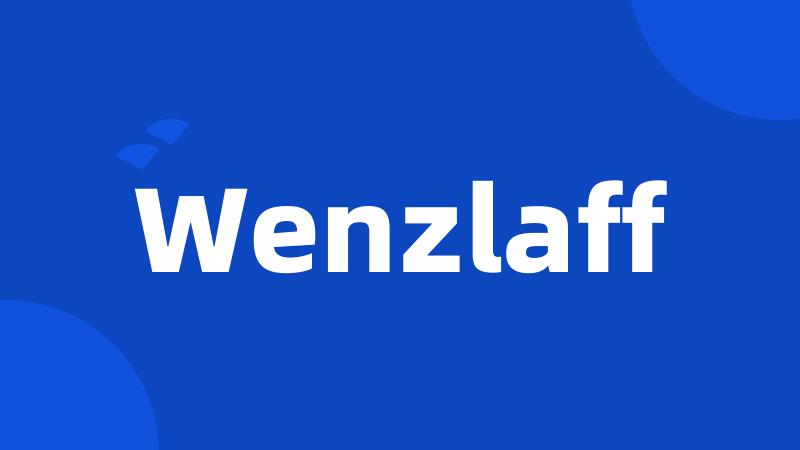 Wenzlaff