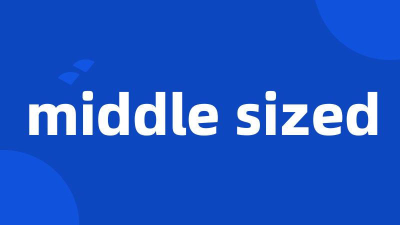middle sized