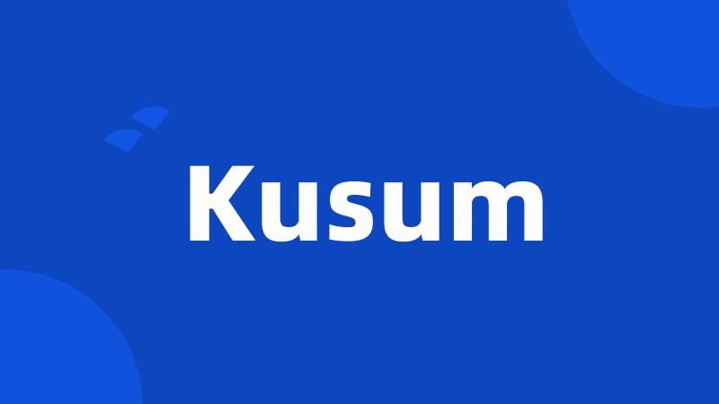 Kusum